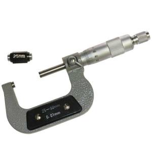 Mikrometr třmenový KINEX 25–50 mm/0,01mm